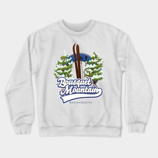 Bousquet Mountain Massachusetts Ski logo Crewneck Sweatshirt